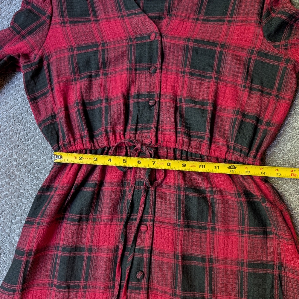 Knox Rose Plaid Dress M - Picture 6 of 6
